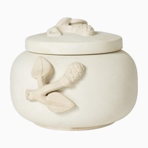 Modernist Relief Jar by Wilhelm Kåge from Gustavsberg, 1940s-NL-1718964