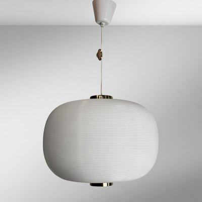 Modernist Rotoflex Pendant Lamp Tr-67 by Alf Svensson for Bergboms, Sweden, 1960s-LIV-2043408