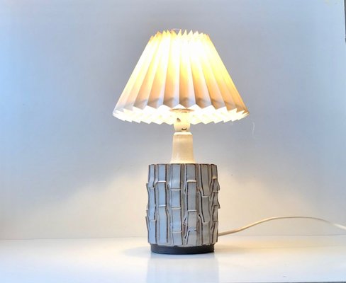 Modernist Scandinavian Ceramic Table Lamp by Preben H. Gottschalk-Olsen, 1970s-LCR-902687