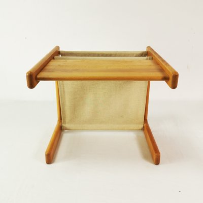 Modernist Small Table with a Newspaper Holder, Denmark, 1970s.-ZTG-1789113