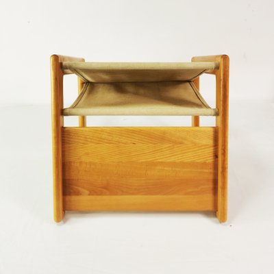 Modernist Small Table with a Newspaper Holder, Denmark, 1970s.-ZTG-1789113