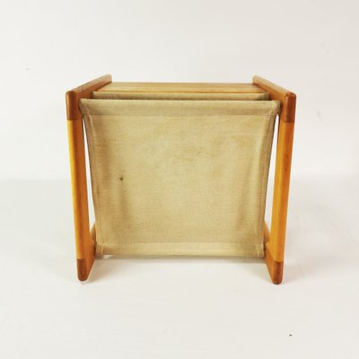 Modernist Small Table with a Newspaper Holder, Denmark, 1970s.-ZTG-1789113