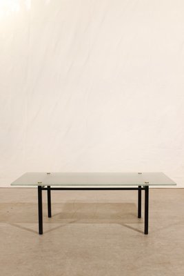 Modernist Steel Coffee Table, France, 1950s-WEQ-1150783