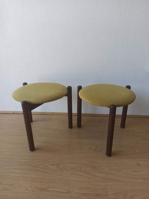 Modernist Stools, 1970s, Set of 2-ZEF-1740872