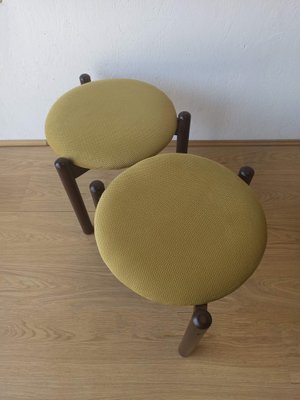 Modernist Stools, 1970s, Set of 2-ZEF-1740872