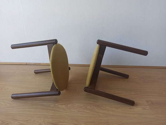 Modernist Stools, 1970s, Set of 2-ZEF-1740872