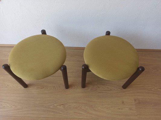 Modernist Stools, 1970s, Set of 2-ZEF-1740872