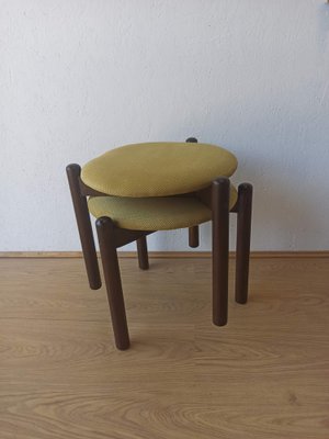 Modernist Stools, 1970s, Set of 2-ZEF-1740872