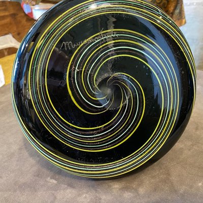 Modernist Striped Murano Glass Vase from Venini, 1980s-NMK-1066640