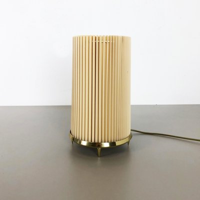 Modernist Table Light With Brass Base, Italy, 1970s-QZ-1134682