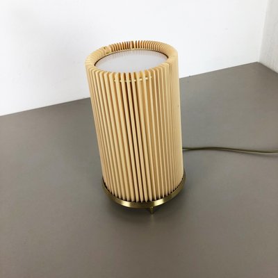 Modernist Table Light With Brass Base, Italy, 1970s-QZ-1134682