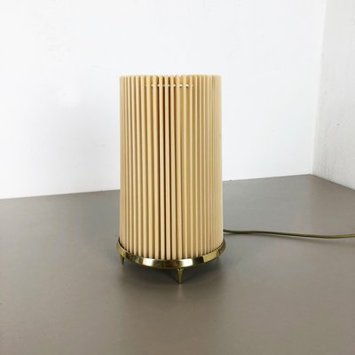 Modernist Table Light With Brass Base, Italy, 1970s-QZ-1134682