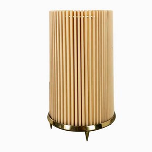 Modernist Table Light With Brass Base, Italy, 1970s-QZ-1134682