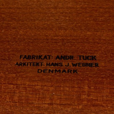 Modernist Teak Coffee Table by Hans J. Wegner for Andreas Tuck, 1960s-NL-1756202