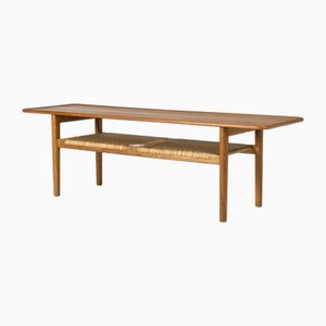 Modernist Teak Coffee Table by Hans J. Wegner for Andreas Tuck, 1960s-NL-1756202