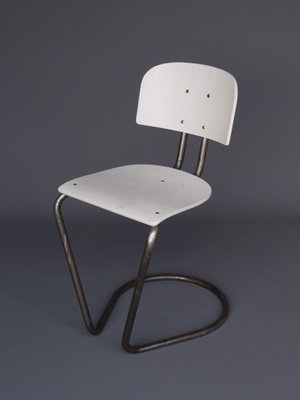 Modernist Tubular Desk Chair by Theo de Wit for EMS Overschie, 1930s-MB-875716