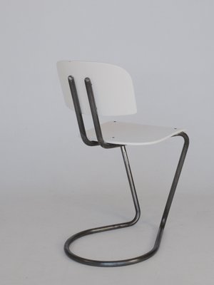 Modernist Tubular Desk Chair by Theo de Wit for EMS Overschie, 1930s-MB-875716