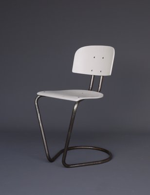 Modernist Tubular Desk Chair by Theo de Wit for EMS Overschie, 1930s-MB-875716