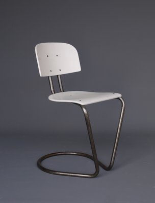 Modernist Tubular Desk Chair by Theo de Wit for EMS Overschie, 1930s-MB-875716