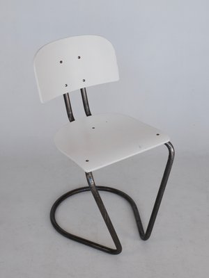 Modernist Tubular Desk Chair by Theo de Wit for EMS Overschie, 1930s-MB-875716