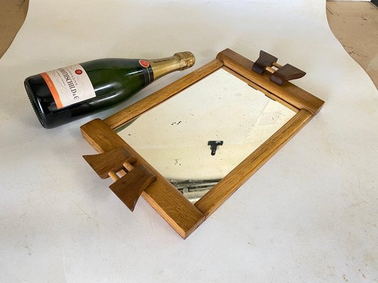 Modernist Wooden Drinks Tray, France, 1930s-UR-1765687