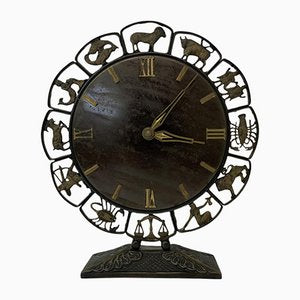 Modernist Zodiac Clock from Junghans, 1970s-BGP-1082043