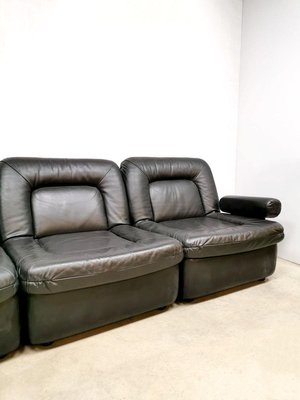 Modular Black Beauty Sofa, 1970s-BW-634408