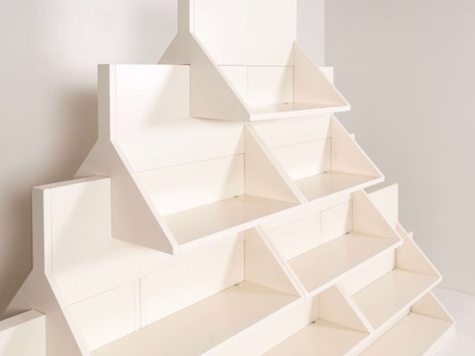 Modular Bookcase by Ugo La Pietra for Poggi, Italy, 1970s, Set of 11-UQV-1134229