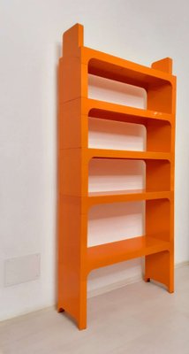 Modular Bookshelf by Olaf Von Bohr for Kartell, Italy, 1960s, Set of 5-PCO-1782382