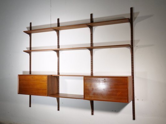 Modular Cado Wall System in Teak by Poul Cadovius, 1960s, Set of 10-LVS-1742672