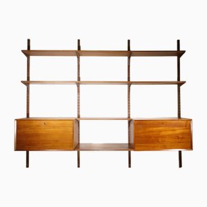 Modular Cado Wall System in Teak by Poul Cadovius, 1960s, Set of 10-LVS-1742672