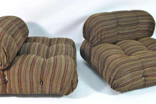 Modular Camaleonda Sofa in Original Fabric by Mario Bellini for B&B Italia, 1970s, Set of 5-WFB-1063786