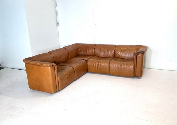 Modular Leather Sofa from Wittmann, Set of 5-VGV-1787795