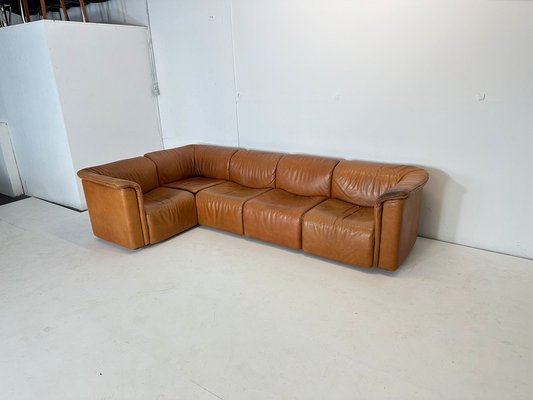 Modular Leather Sofa from Wittmann, Set of 5-VGV-1787795