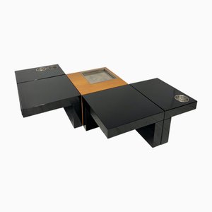 Modular Model Nac Coffee Tables by Cesare Augusto Nava, Italy, 1970s, Set of 5-NWG-2035598