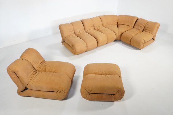 Modular Pagru Sofa by Claudio Vagnoni, 1970s, Set of 6-TEA-2000993