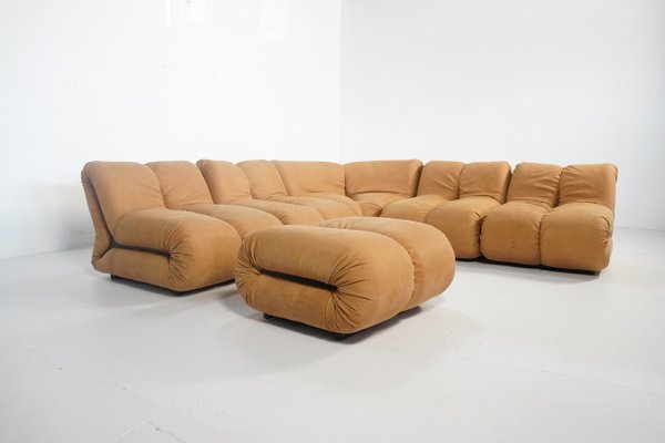 Modular Pagru Sofa by Claudio Vagnoni, 1970s, Set of 6-TEA-2000993