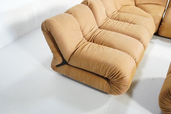 Modular Pagru Sofa by Claudio Vagnoni, 1970s, Set of 6-TEA-2000993