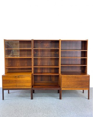 Modular Rosewood Shelf, Sweden, 1960s, Set of 3-QFU-1030808