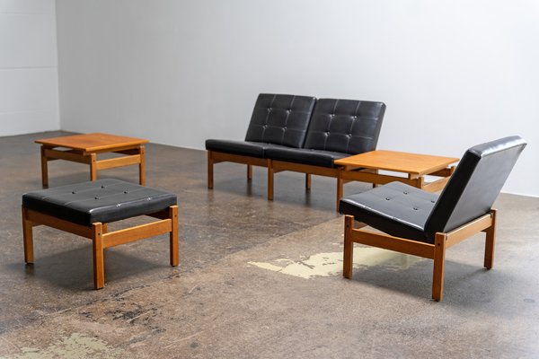 Modular Seating Group Sofa by Yngve Ekström Domino for Swedese, 1970s, Set of 4-AO-2028827