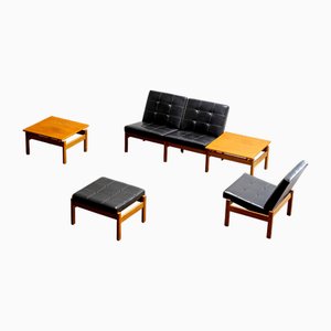 Modular Seating Group Sofa by Yngve Ekström Domino for Swedese, 1970s, Set of 4-AO-2028827