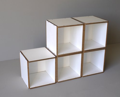 Modular Shelves by Slothouber & Graatsma, 1970s, Set of 5-MB-568531