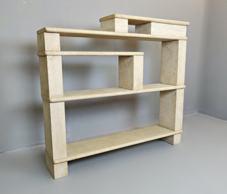 Modular Shelving in Travertine, 1970s-FGA-923474