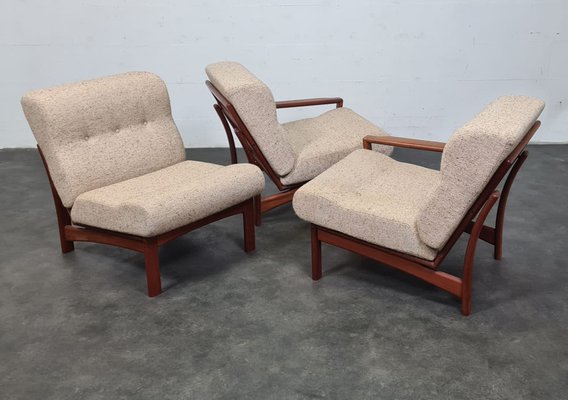 Modular Sofa attributed to Grete Jalk for Glostrup, Set of 3-UYS-1420347