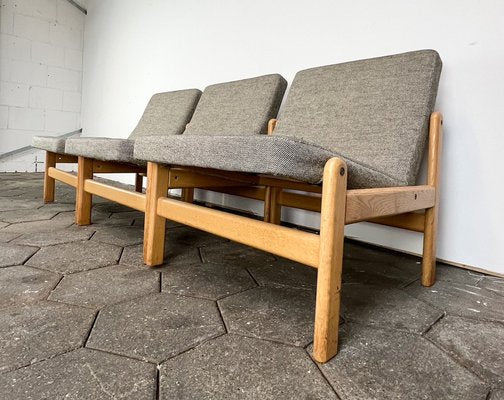 Modular Sofa by Jørgen Bækmark, 1960s, Set of 3-ORQ-1806133