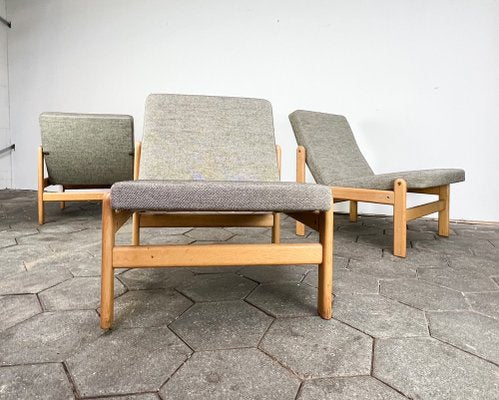 Modular Sofa by Jørgen Bækmark, 1960s, Set of 3-ORQ-1806133