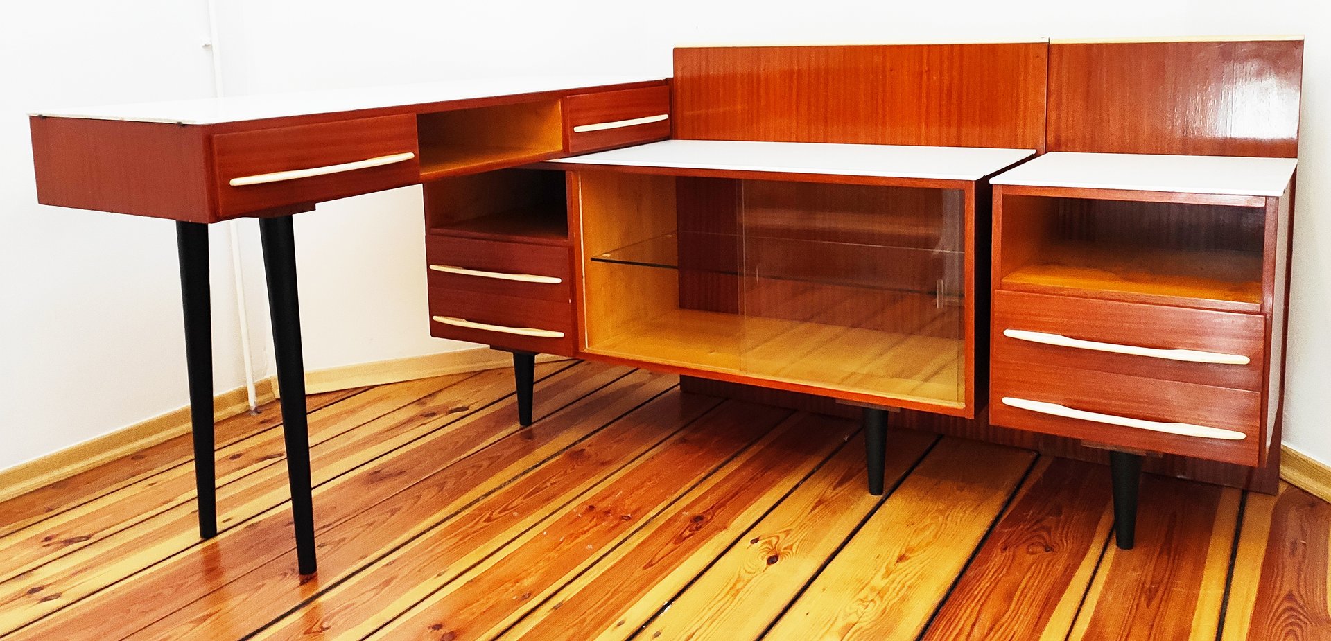 Modular Storage Furniture Set by M. Pozar for UP Závody, 1960s, Set of 3