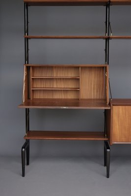 Modular Teak Wall Unit by Louis Van Teffellen for Wébé, 1950s-ZBW-2034498