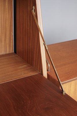 Modular Teak Wall Unit by Louis Van Teffellen for Wébé, 1950s-ZBW-2034498