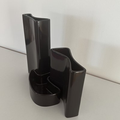 Modular Vases by Angelo Mangiarotti for Ceramiche Brambilla, 1968, Set of 3-MOH-1786830